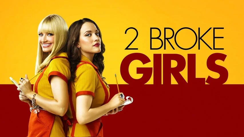 Две девицы на мели - постер сериала